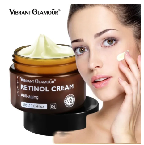 Retinol Cream Brightening Anti-Aging Age-Defense Moisturizing Firming Lifting Facial Retinol Face Cream Serum- Vibrant Glamour