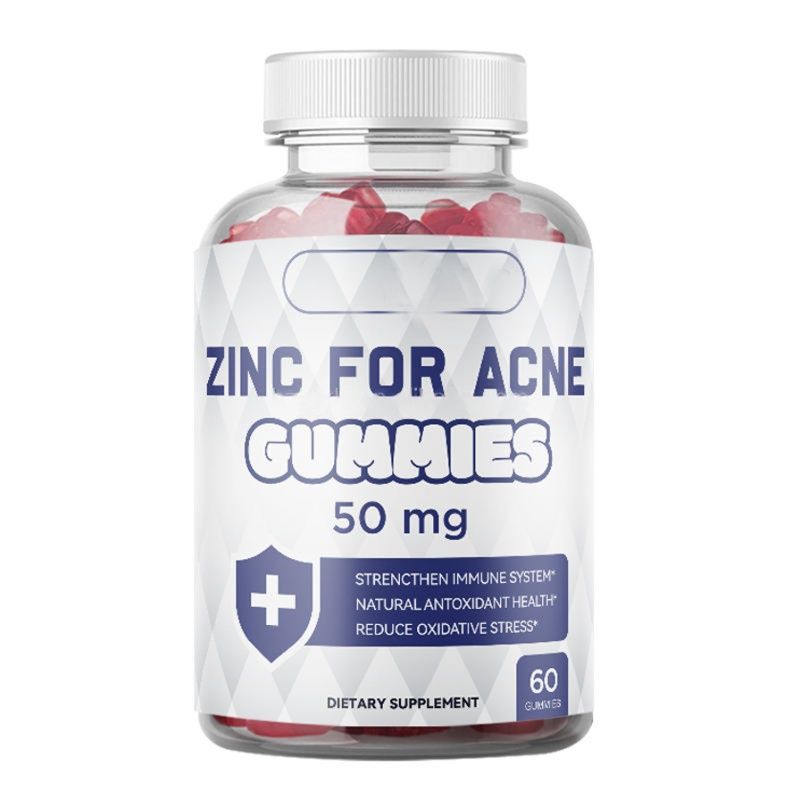 Zinc for Acne (50mg × 60 Gummies) Dietary Supplement