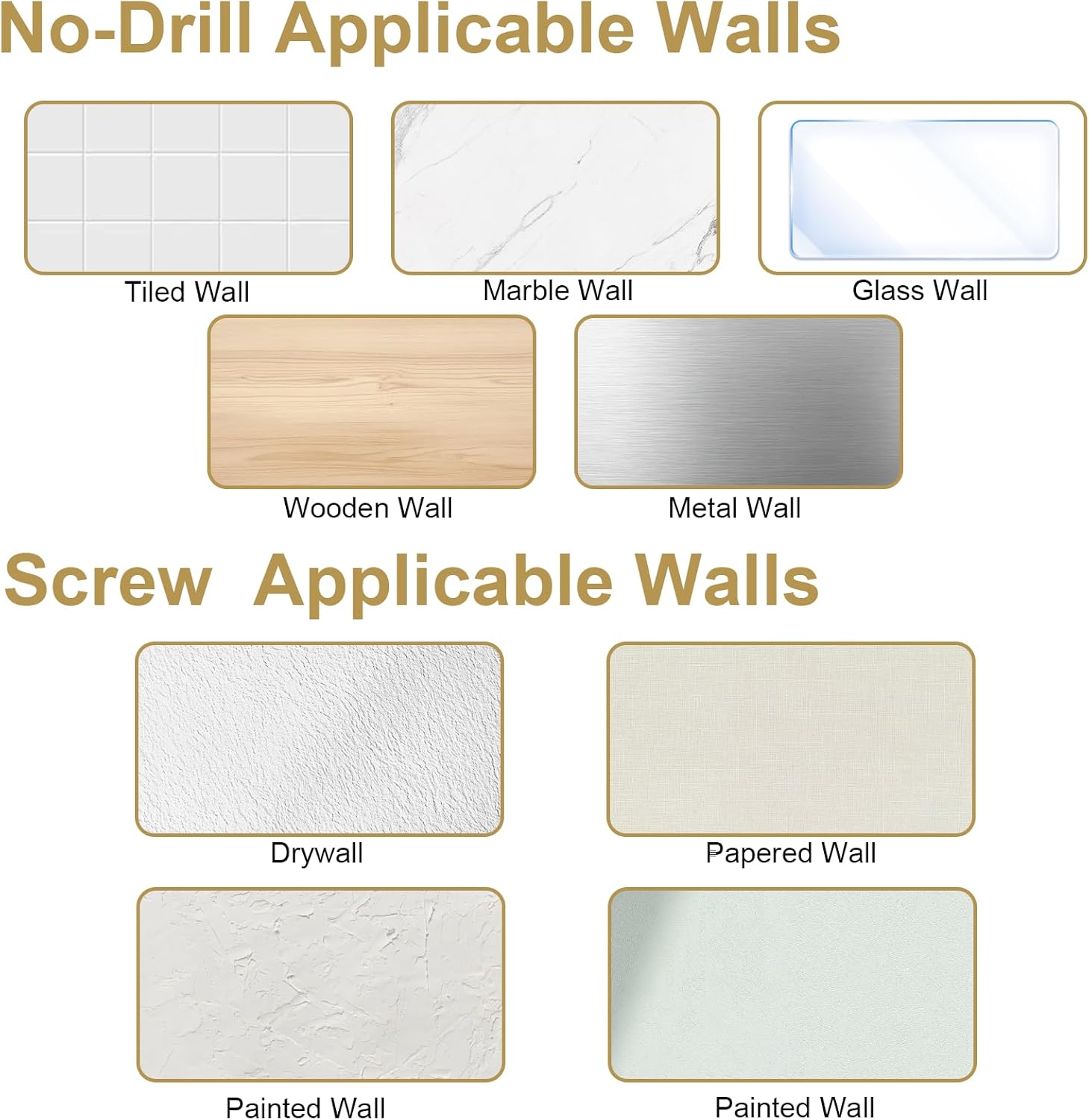 MVNVM  Stainless Steel Pot and Pan Hanger,Wall Mounted Pot Rack Kitchen Hanging Rail With S Hooks,Detachable Pans Hanging Rail Kitchen Lids Utensils Hanger,15.7 Inch Wall Mounted Hanging Pot Rack