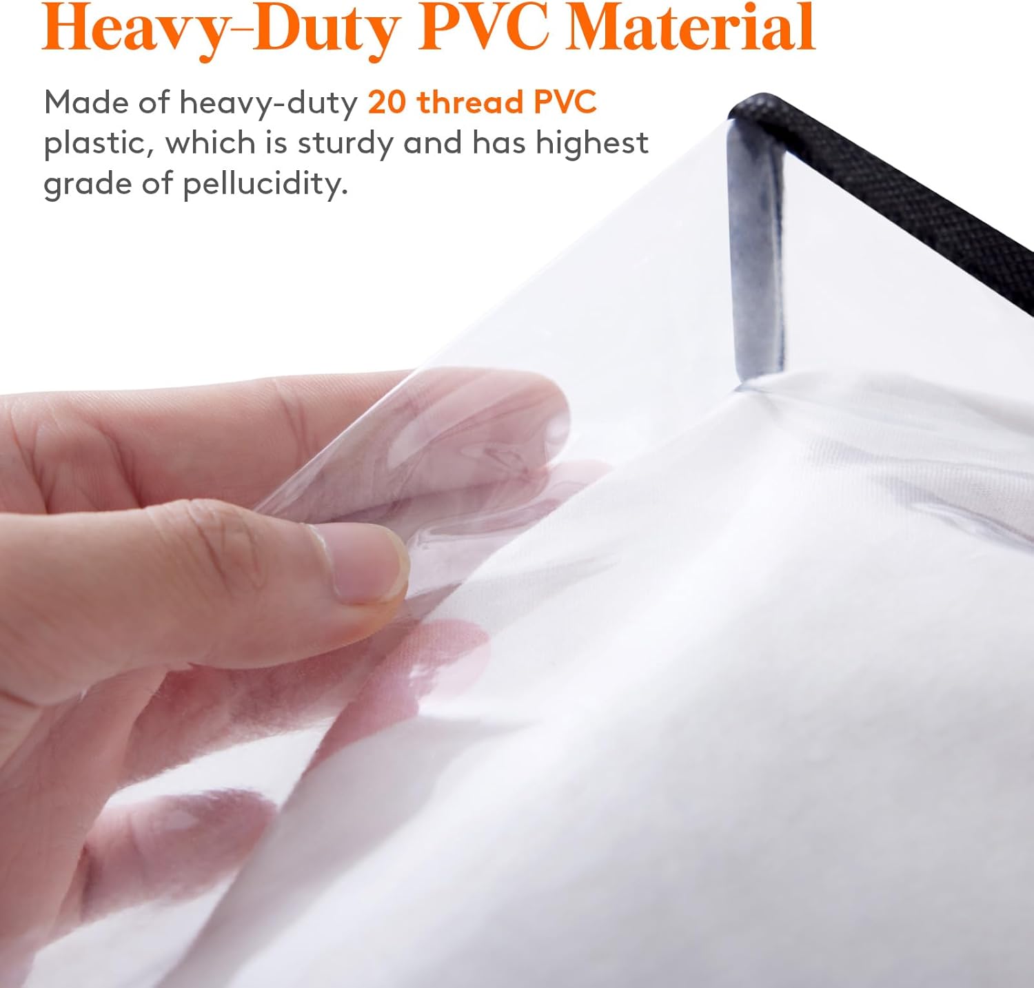 MVNVM 4 Pack Clear Clothes Storage Bags, 60L Plastic Blanket Storage Bags, Vinyl Foldable Moving Bags with Zipper, Closet Organizers and Storage Containers for Bedding, Duvet, Pillow