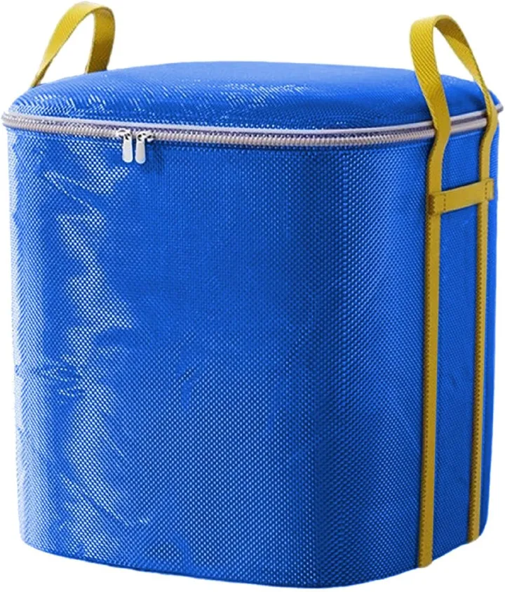 Extra Large Heavy Duty Storage Bag, Moving Bags for Clothes with Reinforced Handle, Waterproof Collapsible Storage for Christmas Decorations, Clothes, Toys, Moving & Dorm Use