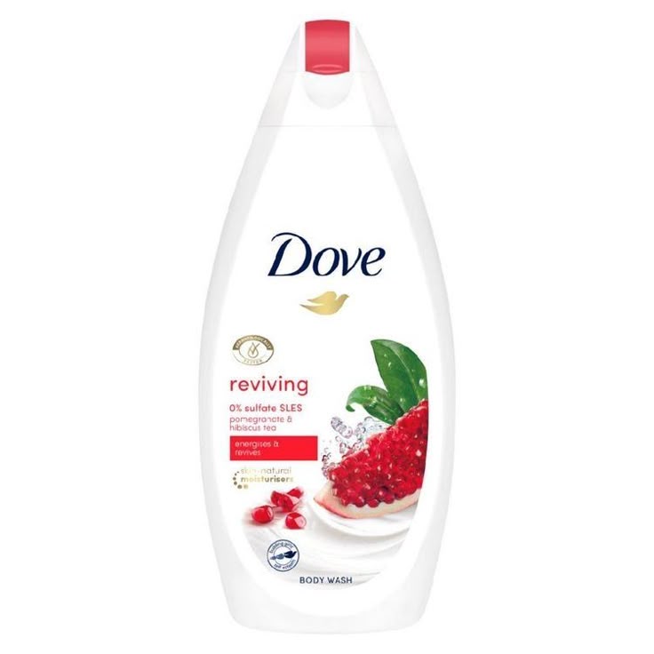 Dove Exfoliating Refreshing Shower Gel Scrub 500ml