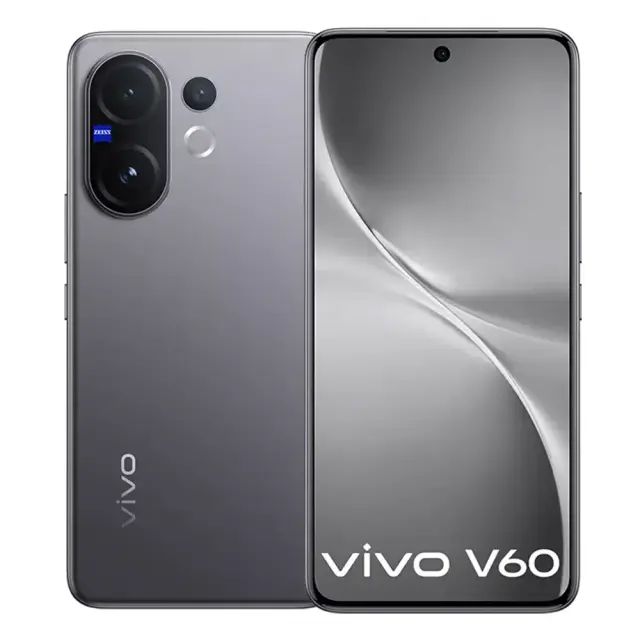 Vivo V60 5G, 256GB 12GB RAM, Camera 50MP, Battery 6500 mAh, Color Mist Grey, Smartphone