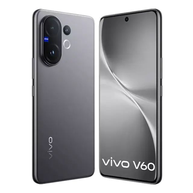 Vivo V60 5G, 256GB 12GB RAM, Camera 50MP, Battery 6500 mAh, Color Mist Grey, Smartphone