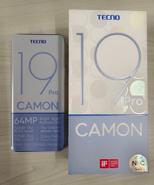 Tecno Camon 19 PRO 4G, 256GB 8GB RAM, Screen 6.8 inch, Battery 5000 mAh