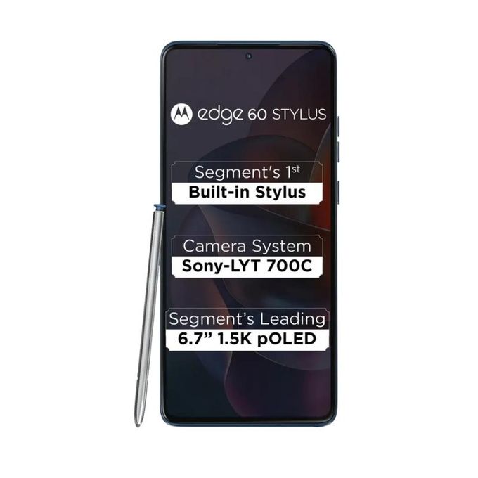 Motorola Edge 60 Stylus 5G, 256GB 8GB RAM, Screen 6.7 inches, Battery 5000mAh