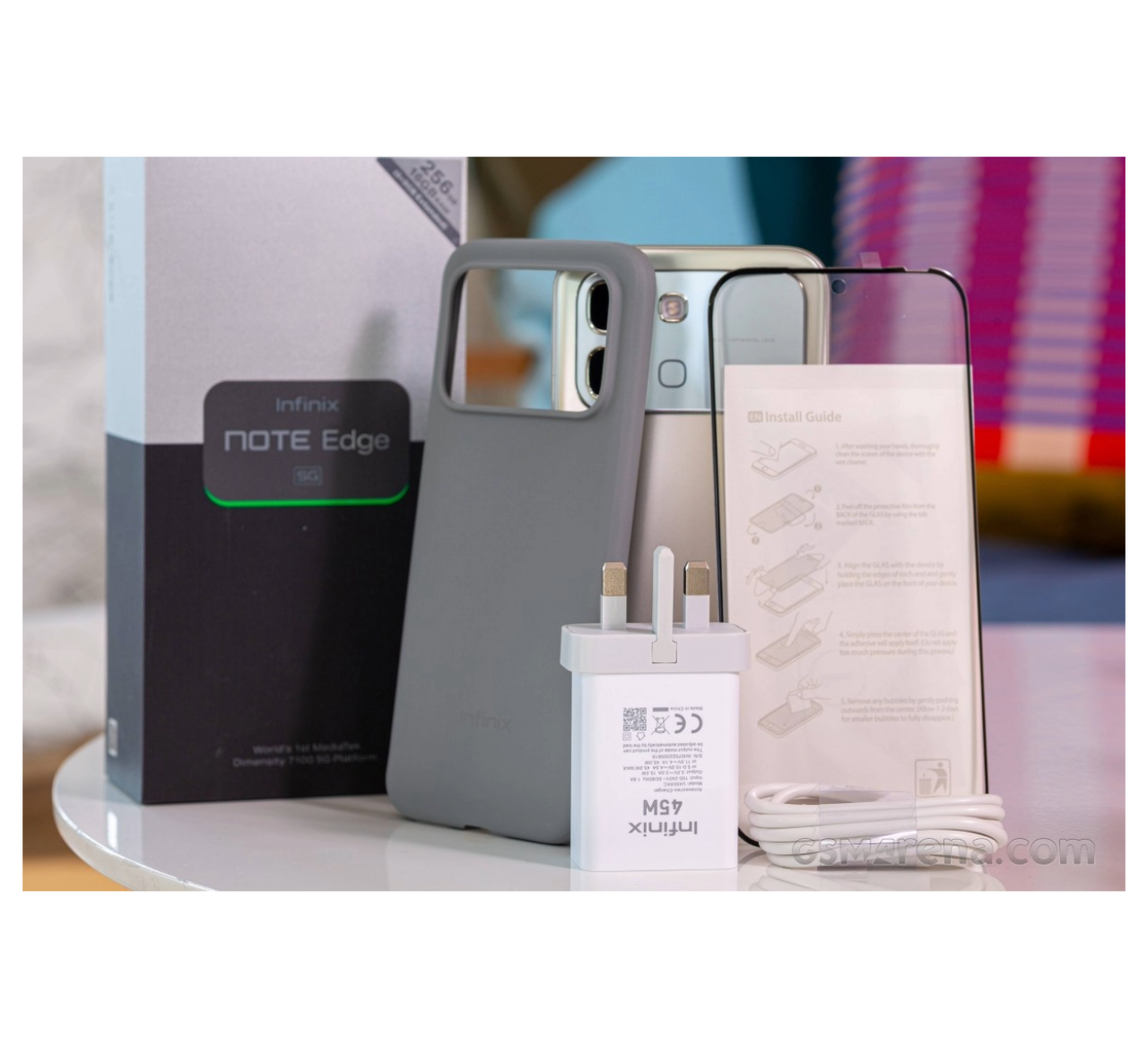 Infinix Note Edge 5G, 256GB 8GB RAM, Camera 50MP, Battery 6150 mAh, Color Lunar Titanium