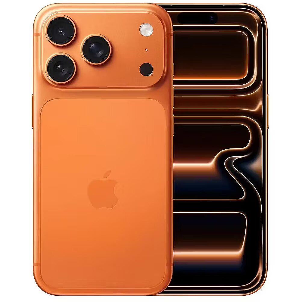 Apple iPhone 17 Pro 5G, 256GB 12GB RAM, Camera 48MP, Battery 3998 mAh, Color Cosmic Orange, Smartphone