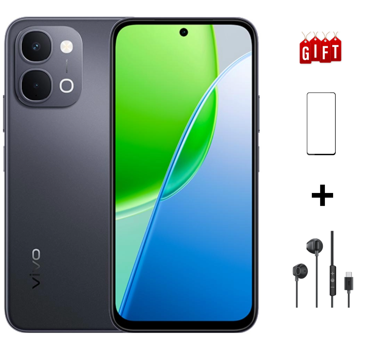 VIVO Y31d 4G, 128GB 6GB RAM, Camera 50MP, Battery 7200mAh, Color Starlight Grey, Smartphone