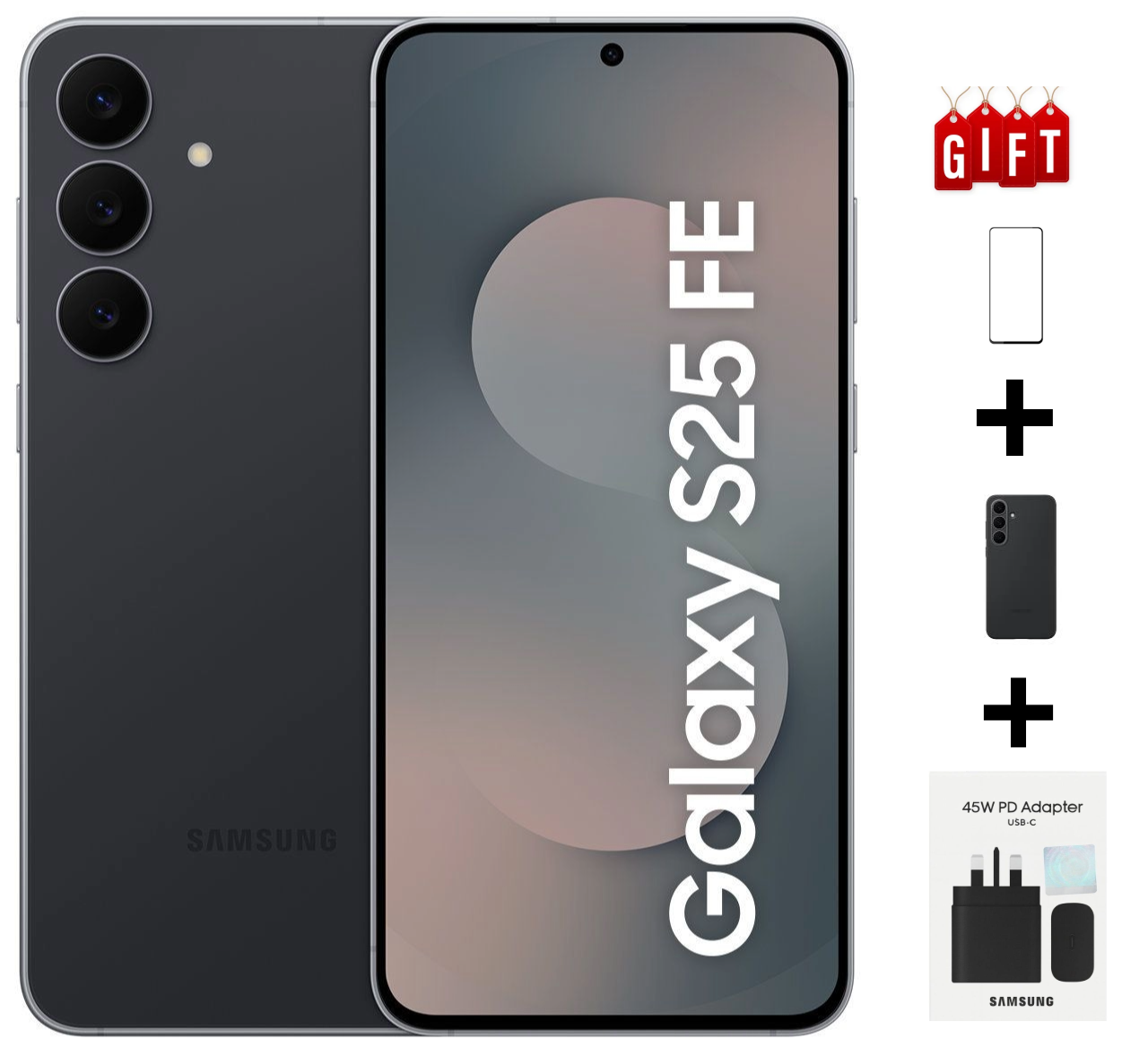 Samsung Galaxy S25 FE 5G, 256GB 8GB RAM, Camera 50MP, Battery 4900 mAh, Color JetBlack, Smartphone