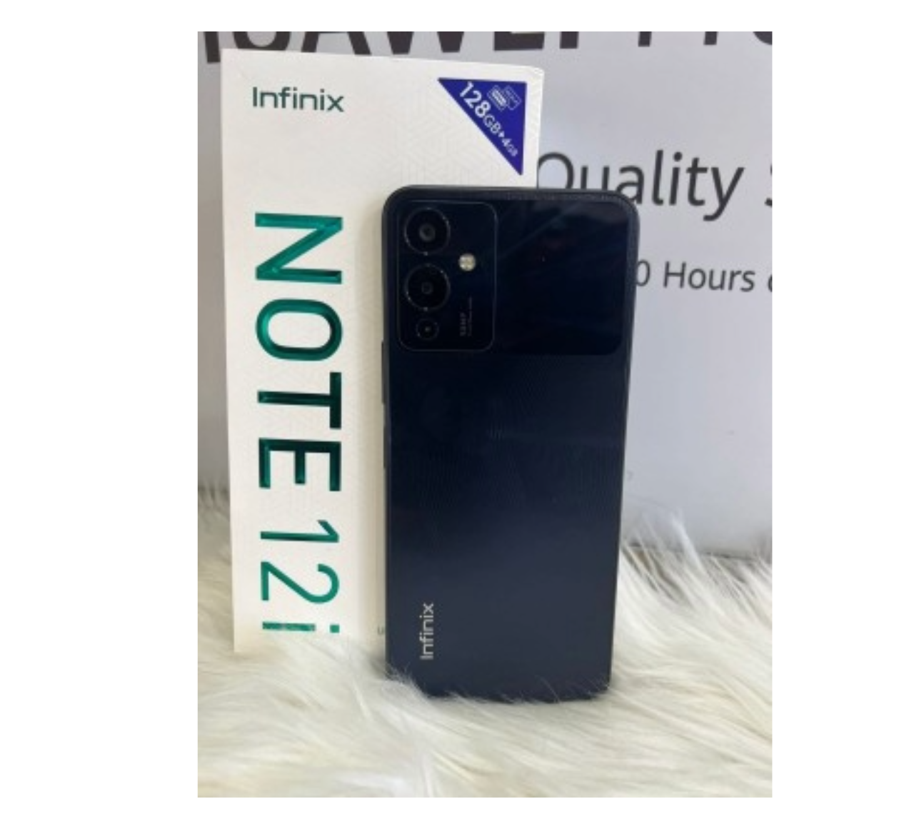 Infinix Note 12i 4G, 128GB 4GB RAM, Camera 50MP, Battery 5000mAh, Color Force Black