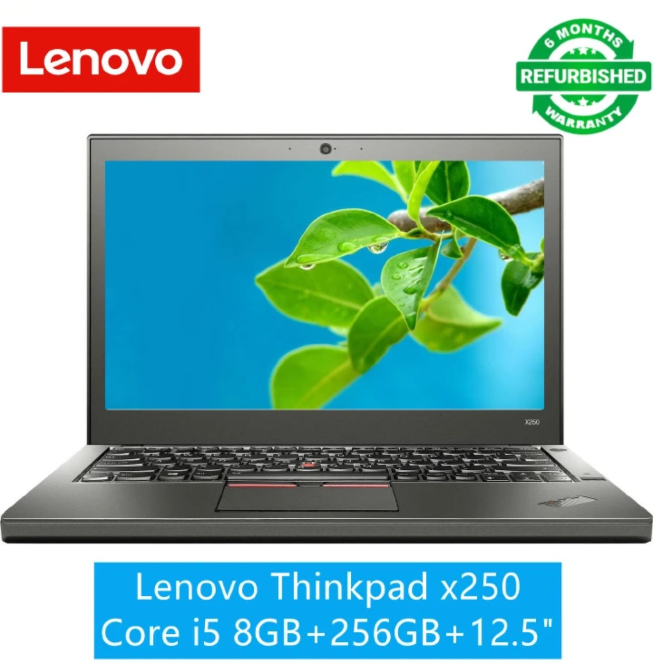 (FREE BAG) LENOVO THINKPAD X250| CORE I5| 8GB RAM | 256GB SSD| 5TH GENERATION | REFURBISHED LAPTOP| WINDOWS 11 PRO
FREE MOUSE |6 MONTH WARRANTY