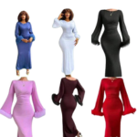 Elegant Bodycon Maxi Dress with Feather Cuff Sleeves – Formal Evening & Wedding Gown for Women
Step into elegance with this bodycon maxi dress featuring feather cuff sleeves.