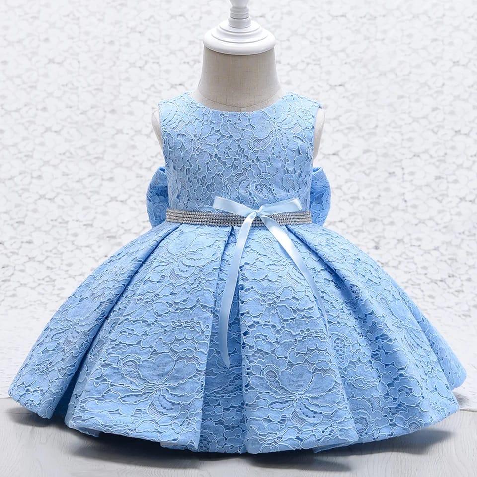 Adorable Girls’ Birthday Princess Dress – Glittery Bodice & Puffy Layers | Perfect for Weddings, Baby Showers & Photoshoots