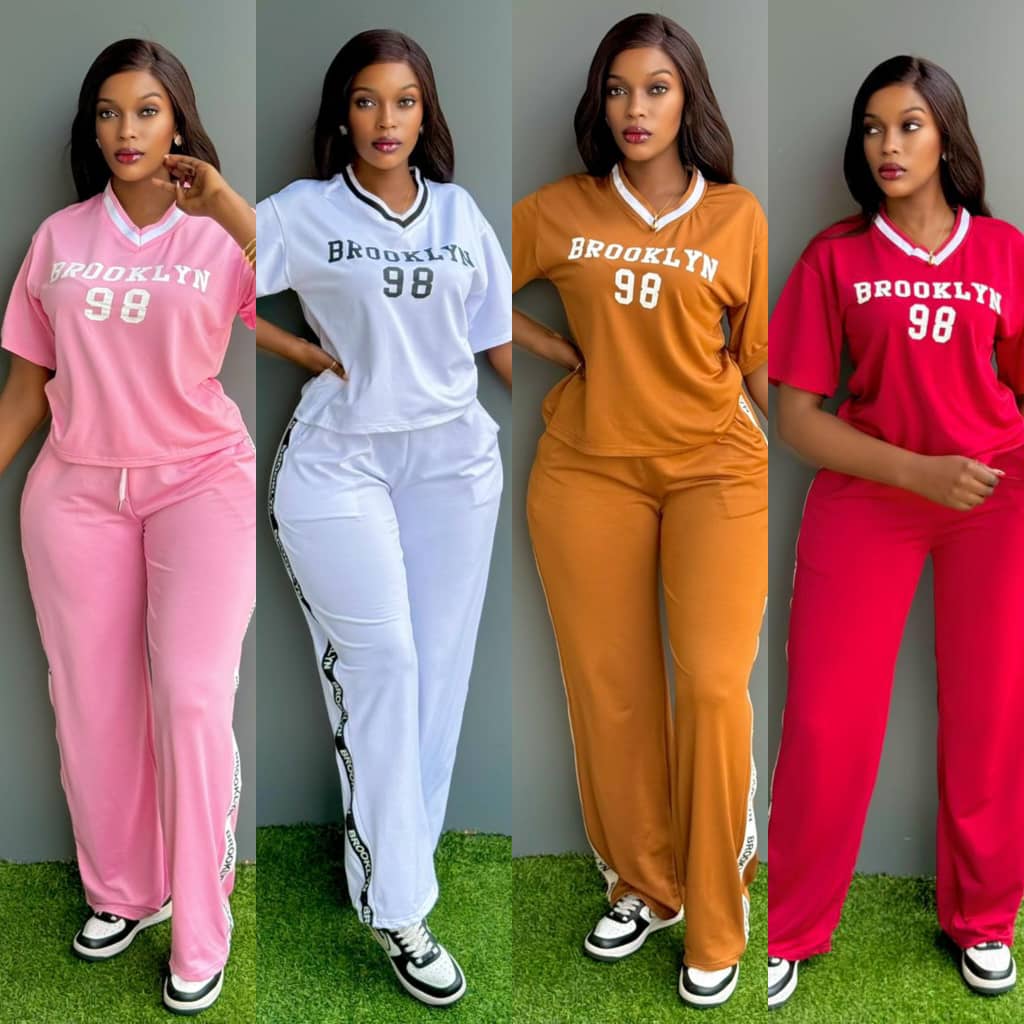 Women’s Fashion Two-Piece Matching Set – Flowy Tunic Top & Palazzo Trouser Outfit | Stylish Co-Ord Clothing for Vacations, Office, Brunches & Evening Wear