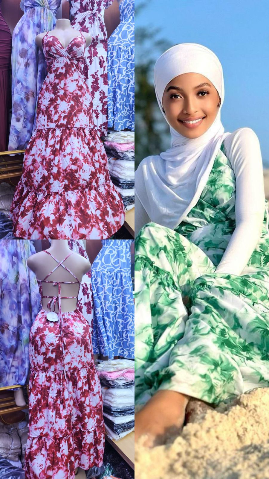 HotdealsDirect Women’s Chic Summer Maxi Dress – Luxury-Inspired Flowy Outfit | Perfect for Vacations, Pool Parties & Outdoor Celebrations