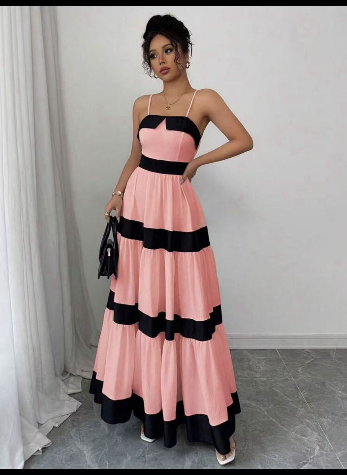 Luxury Long Summer Evening Dress – Trendy Graduation Prom Gown for Women | Fancy Modern Outfit for Parties & Special Occasions