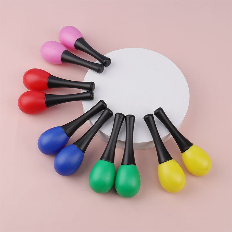 Plastic Maracas Young Children Strike, Auditory Training Striking Rod