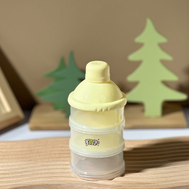 1 Pcs 3 Layer Milk Powder Box Safety Storage Container Portable Tank Baby Food Storage