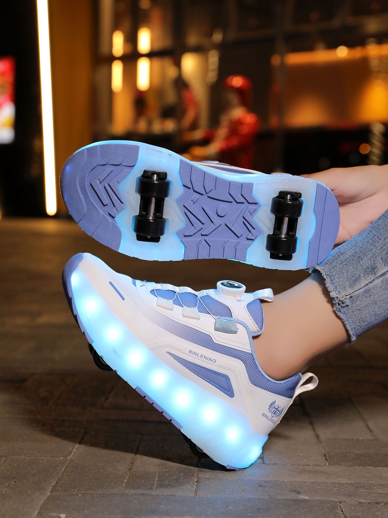 Kids LED light Luminous Shoes Sneakers for Girls USB Charging Children's Casual Sports Shoes Outdoor Fashion Shinny Shoes Size 29-40