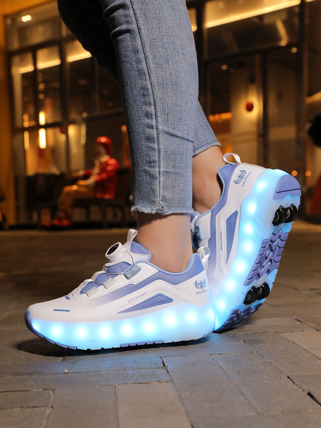 Kids LED light Luminous Shoes Sneakers for Girls USB Charging Children's Casual Sports Shoes Outdoor Fashion Shinny Shoes Size 29-40