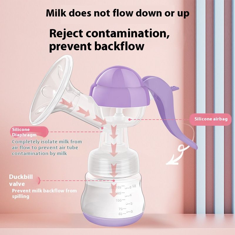 Manual Breast Pump Portable Baby Breast Milk Collection Device Pregnant Women Special Breast Pump