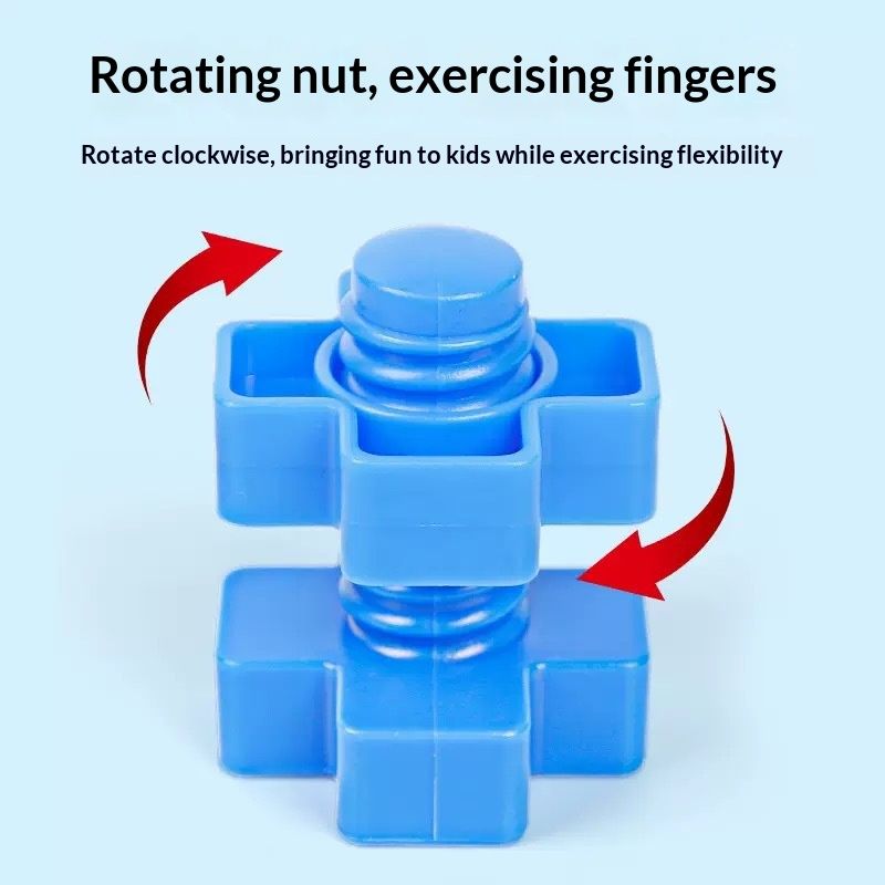 Children's screw-tightening toys, children's educational toys, screw-assembly toys