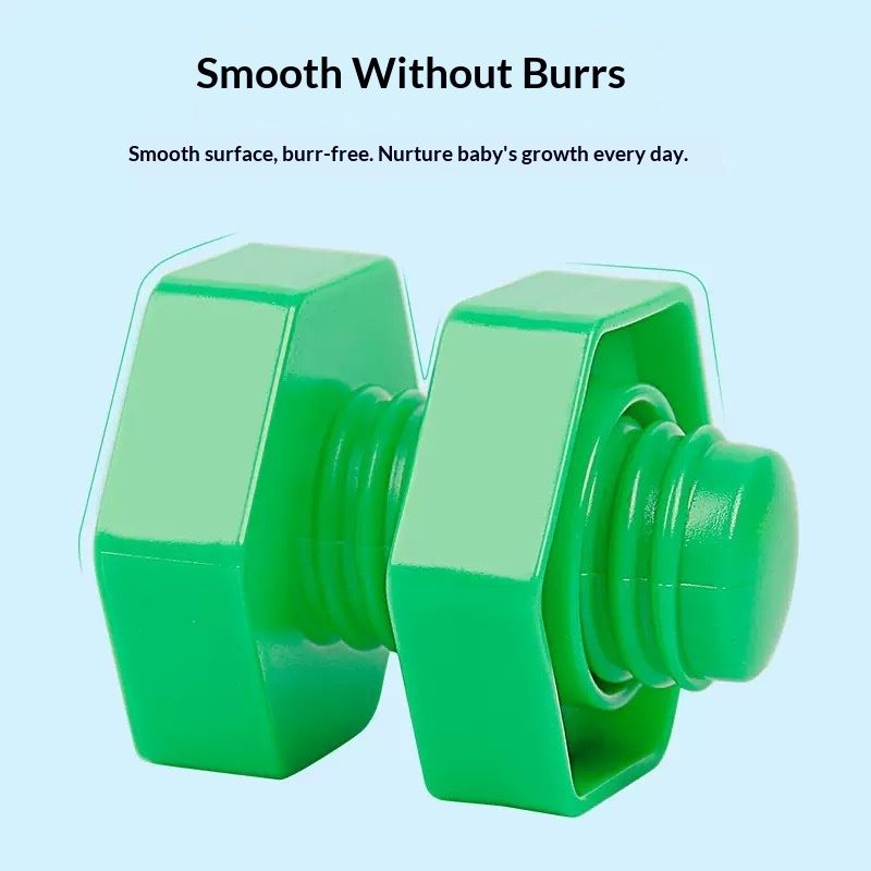 Children's screw-tightening toys, children's educational toys, screw-assembly toys