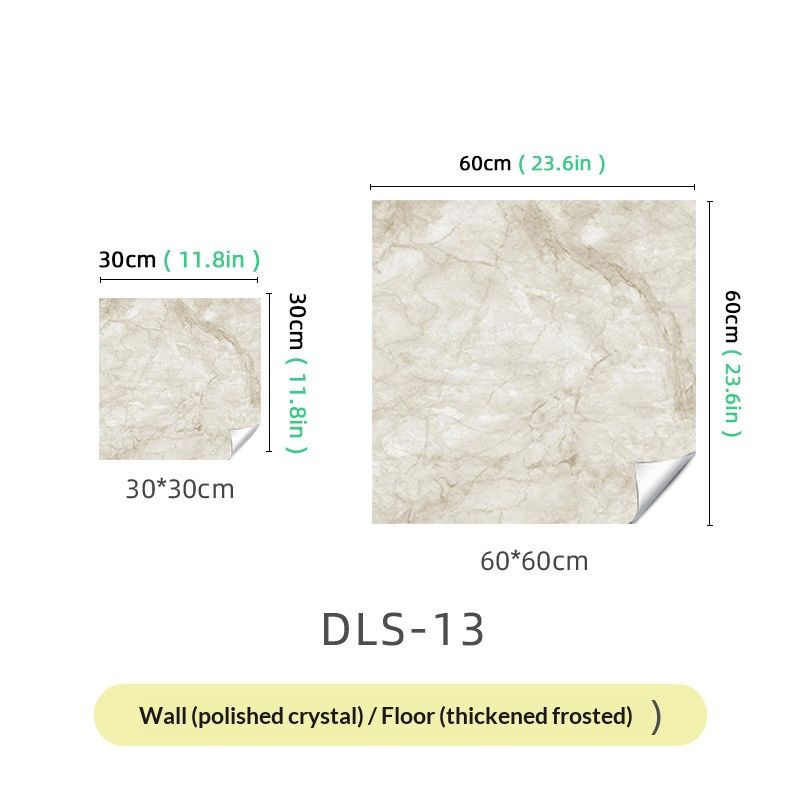 12 Pieces Marble Stickers for Living Room, Bathroom, Tile, Wallpaper, Anti-slip, Waterproof, Self-adhesive Floor Stickers