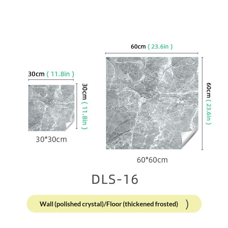 12 Pieces Marble Stickers for Living Room, Bathroom, Tile, Wallpaper, Anti-slip, Waterproof, Self-adhesive Floor Stickers