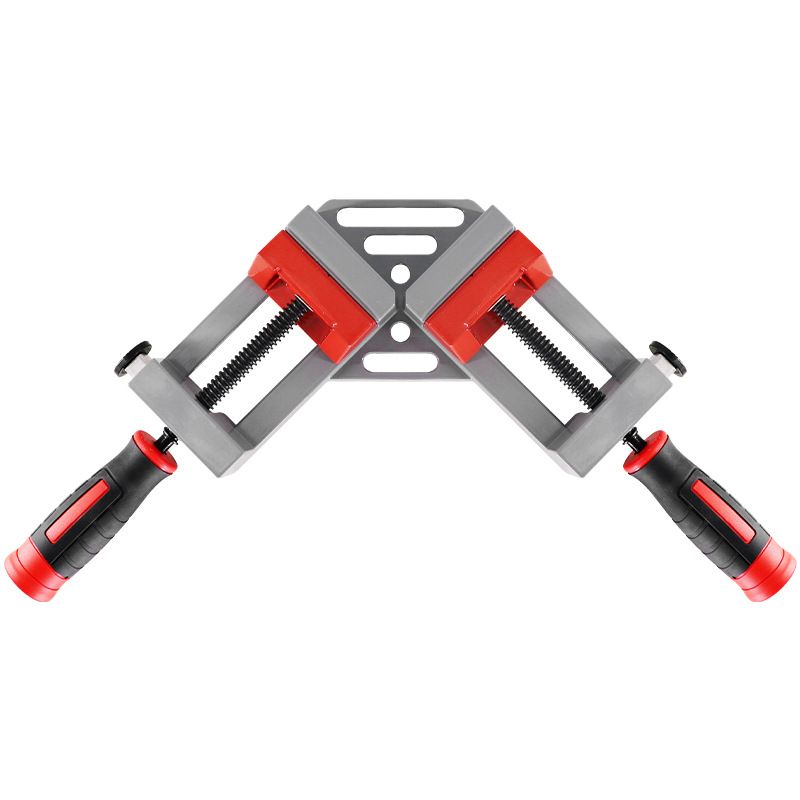 Double-handled right-angle pliers, quick-release flat-jaw pliers, woodworking right-angle clamp, 90-degree fixing device, small bench vise, welding clamp, welding pressing clamp