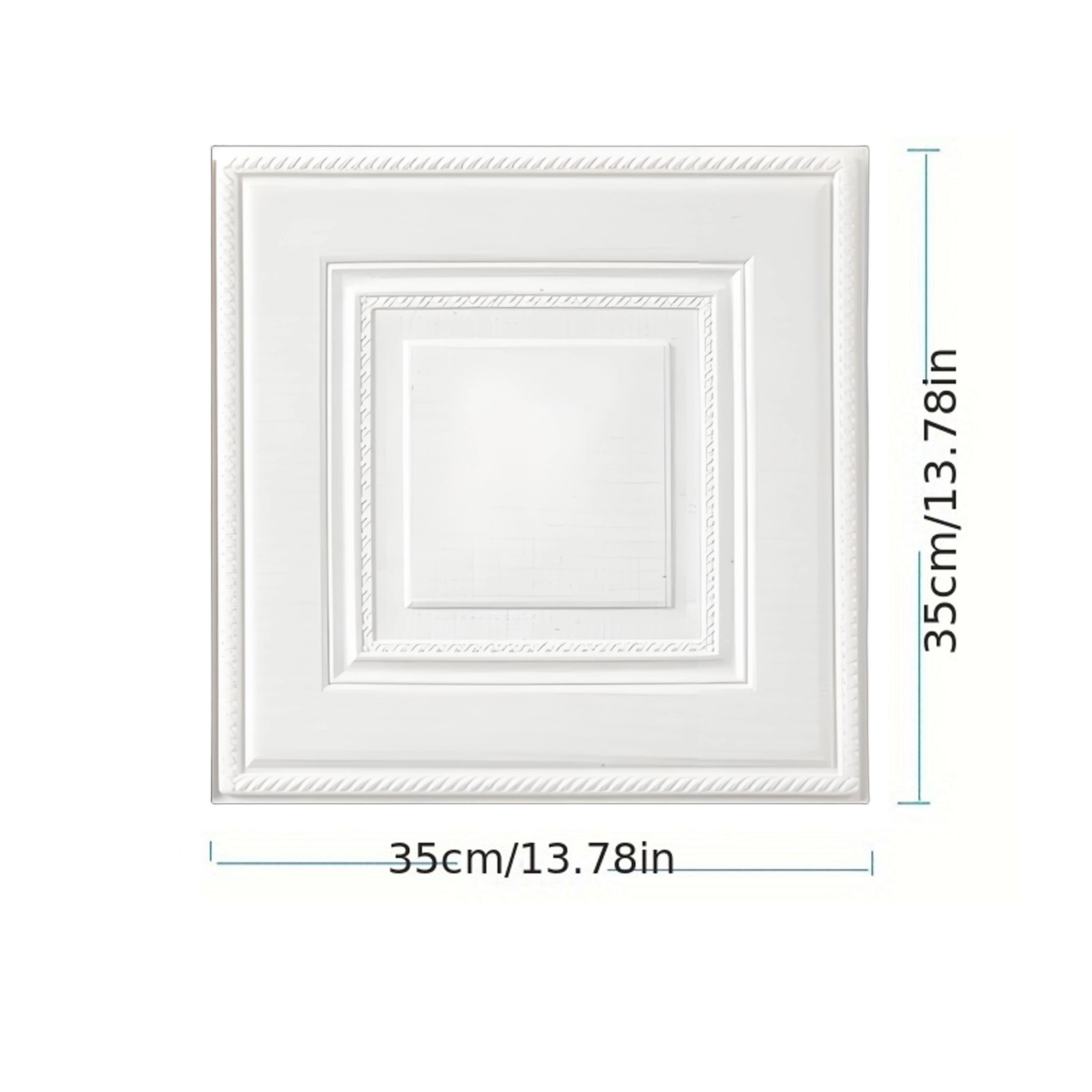 10 Pcs 35cm x 35cm waterproof and moisture-proof self-adhesive foam wallpaper for ceilings, walls, and headboards