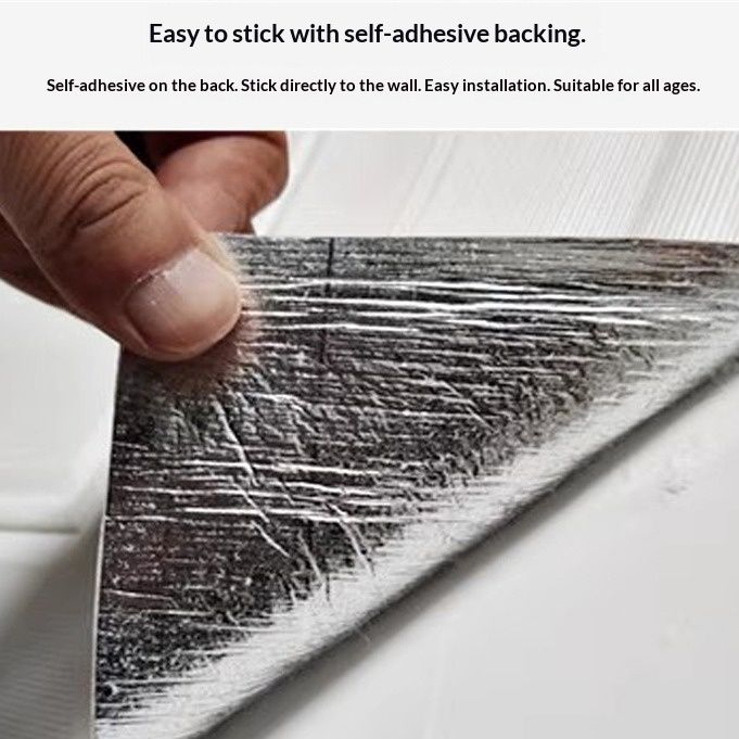 10 Pcs 35cm x 35cm waterproof and moisture-proof self-adhesive foam wallpaper for ceilings, walls, and headboards