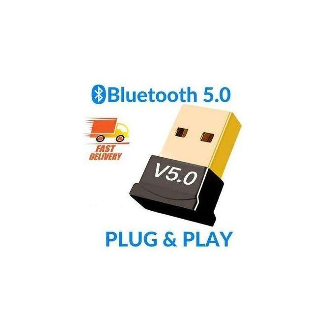 Bluetooth 5.0 USB Dongle | Wireless Bluetooth Adapter for PC, Laptop & Desktop, Supports Headphones, Speakers, Keyboard, Mouse, Game Controllers – Windows & Mac – Kenya