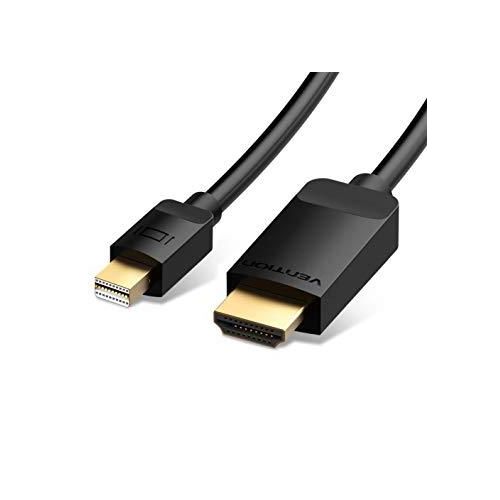 Display Port to HDMI Cable 1.5m Full HD 1080P High Speed Adapter Cord Durable Gold Plated Connectors Stable Signal Transmission for Laptop PC Monitor HDTV Projector Plug and Play