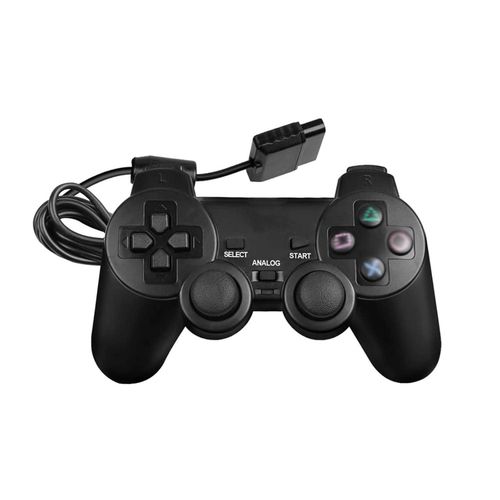 Sony Wired Gaming Controller for PlayStation 2 | Double Shock Vibration Gamepad with Responsive Joysticks & 1.2M Durable Cable