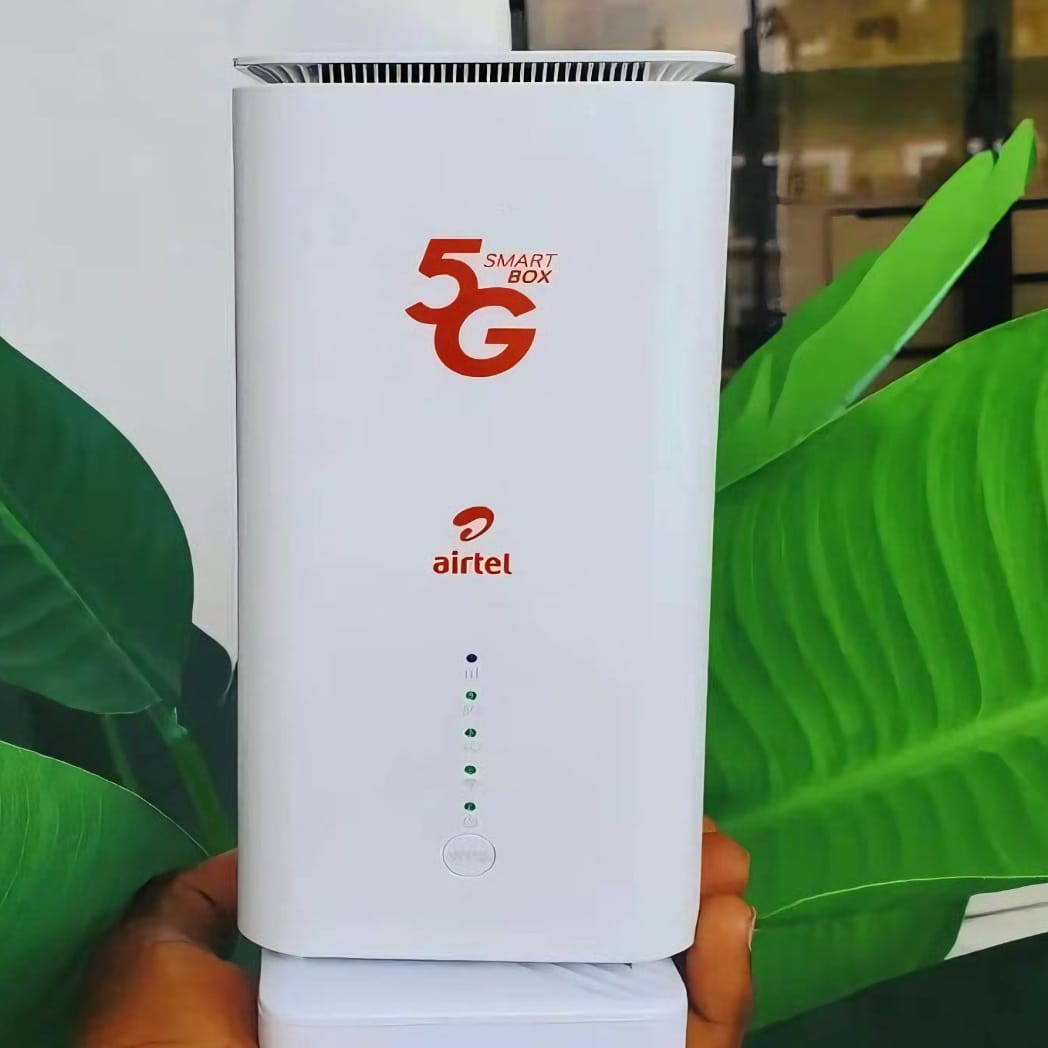 THE AIRTEL 5G WIFI ROUTER/ SMART BOX, THAT OFFER SUPPER FAST AND UNLIMITED INTERNET SPEED.