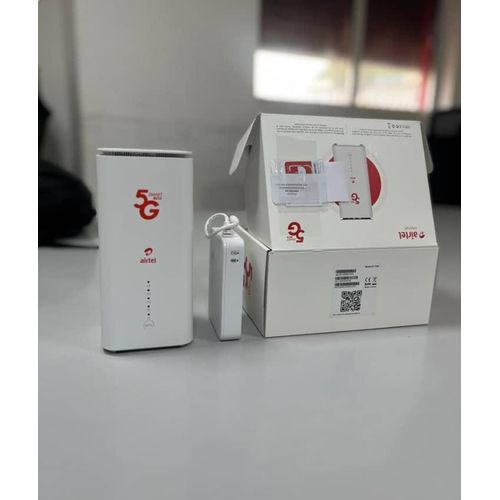 THE AIRTEL 5G WIFI ROUTER/ SMART BOX, THAT OFFER SUPPER FAST AND UNLIMITED INTERNET SPEED.