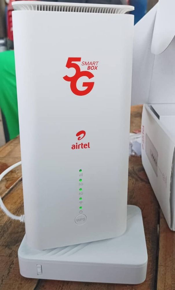 THE AIRTEL 5G WIFI ROUTER/ SMART BOX, THAT OFFER SUPPER FAST AND UNLIMITED INTERNET SPEED.