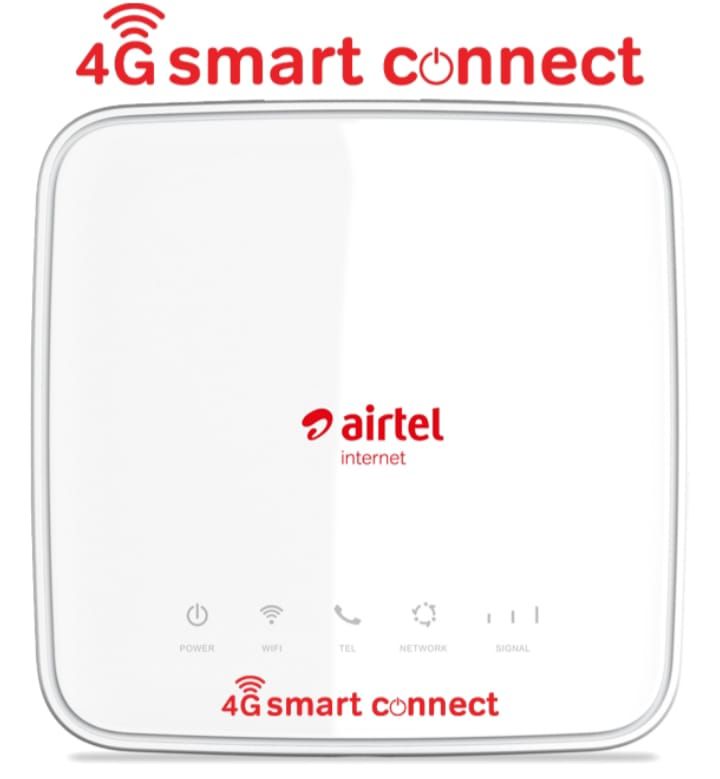 THE AIRTEL 4G ROUTER/ THE SUPER FAST 4G SMART CONNECT WIFI.