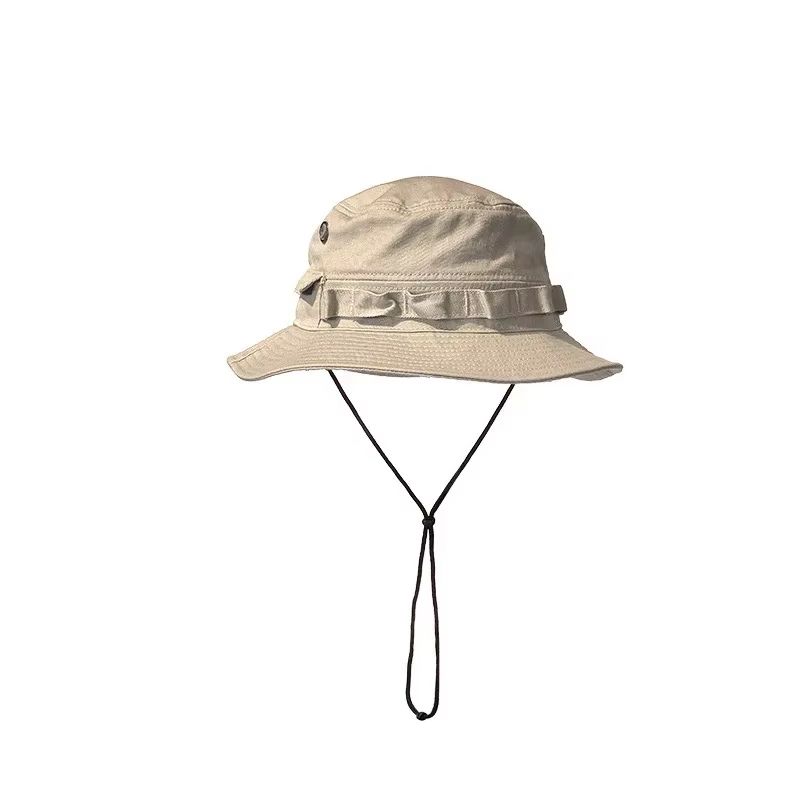 Summer Men Bucket Hat Outdoor UV Protection Wide Brim Panama Safari Hunting Hiking Hat Mesh Fisherman Hat Beach Sunscreen Cap
