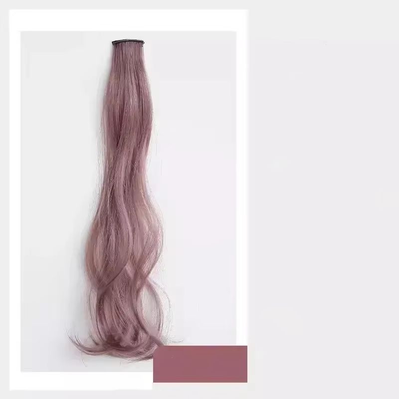 2pcs/set Sweet Kids Girl Wigs Hair Clip Cute Cool Candy Color Braid Wigs Hair Pin Hanging Ears Hair Dyeing Wig Headwear