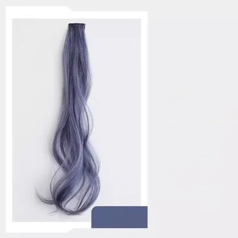 2pcs/set Sweet Kids Girl Wigs Hair Clip Cute Cool Candy Color Braid Wigs Hair Pin Hanging Ears Hair Dyeing Wig Headwear