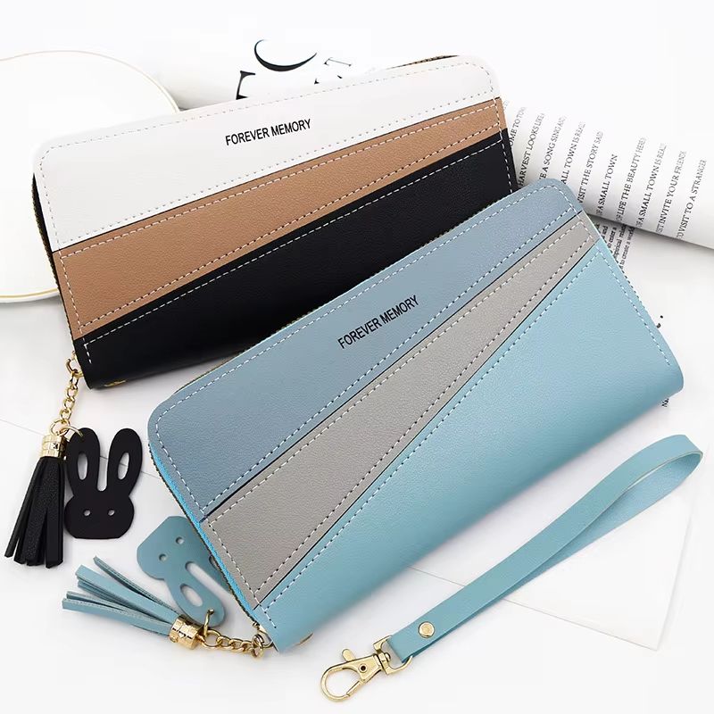 New Long Women Wallets Cute Fashion Multifunctional Clutch Female Wallet Card Holder Luxury PU Leather Women's Purses