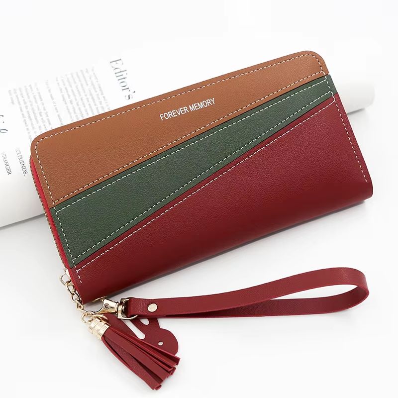 New Long Women Wallets Cute Fashion Multifunctional Clutch Female Wallet Card Holder Luxury PU Leather Women's Purses