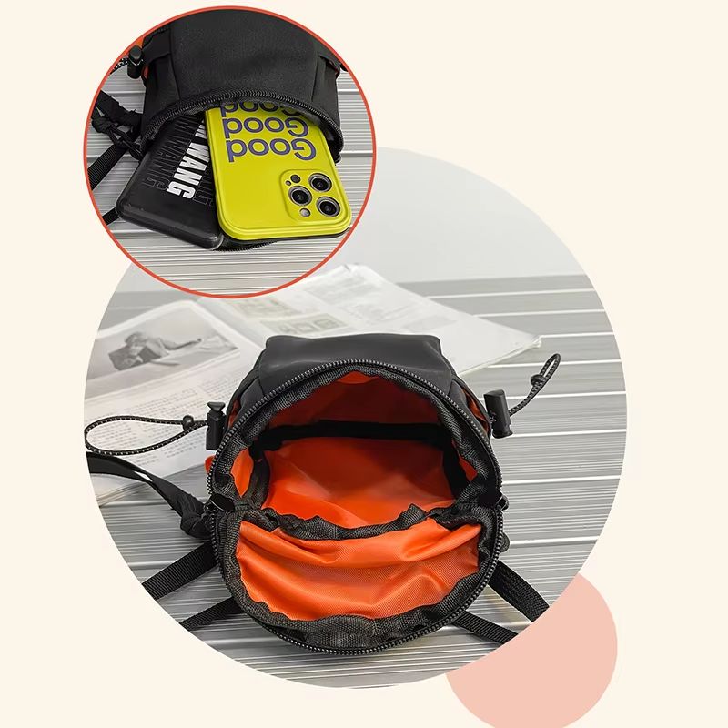 Money bag, hanging bag, mini shoulder bag, coin purse, hanging bag, mini shoulder bag, small backpack, headphone bag, mobile phone bag, female male small shoulder bag, male crossbody bag