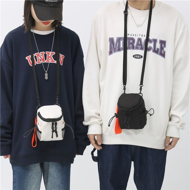 Money bag, hanging bag, mini shoulder bag, coin purse, hanging bag, mini shoulder bag, small backpack, headphone bag, mobile phone bag, female male small shoulder bag, male crossbody bag