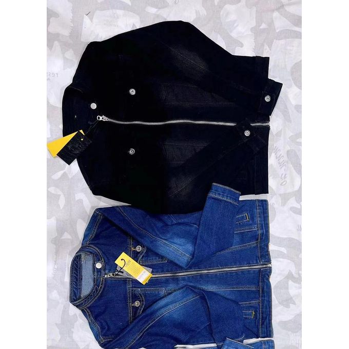 2 Pcs Non-Fade Denim Jacket for Men – Premium Quality Stylish Casual Jackets, Durable Colorfast Denim, Comfortable Fit Outerwear for Everyday Wear, Travel and Outdoor Use