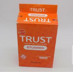 ON OFFER!!! Trust Studded Condoms Dispenser – 24 Pieces (Non-Returnable)