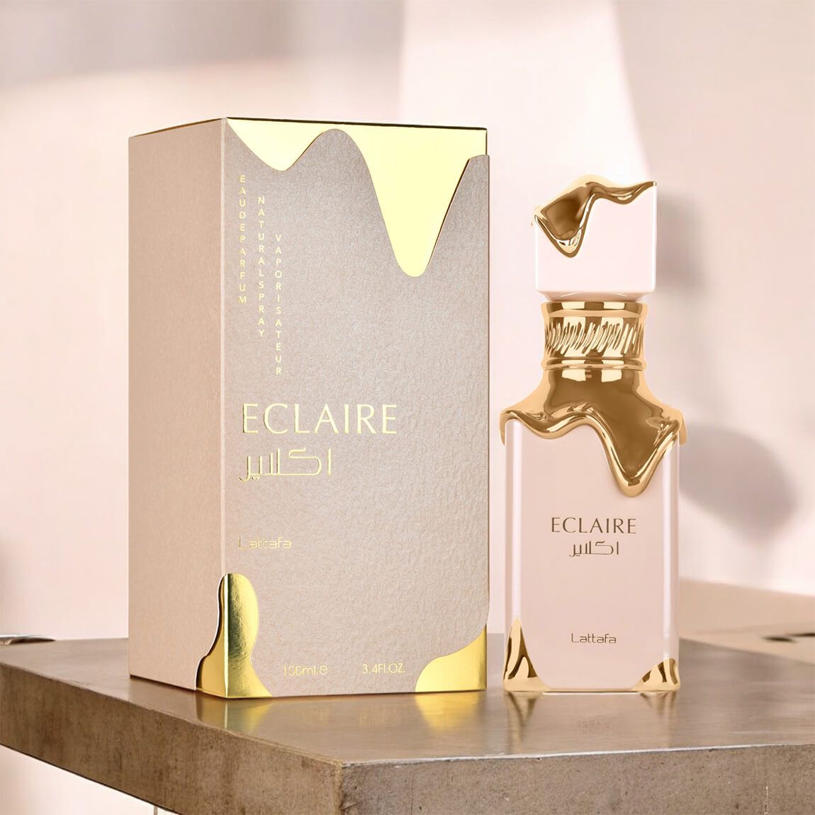 Lattafa Eclaire Eau de Parfum 100ml – Sweet Vanilla Caramel Long Lasting Perfume For Women